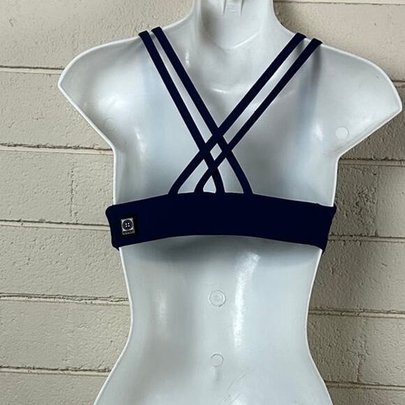 Jolyn FENDRICK Navy Blue Bikini Top size M - Picture 7 of 10
